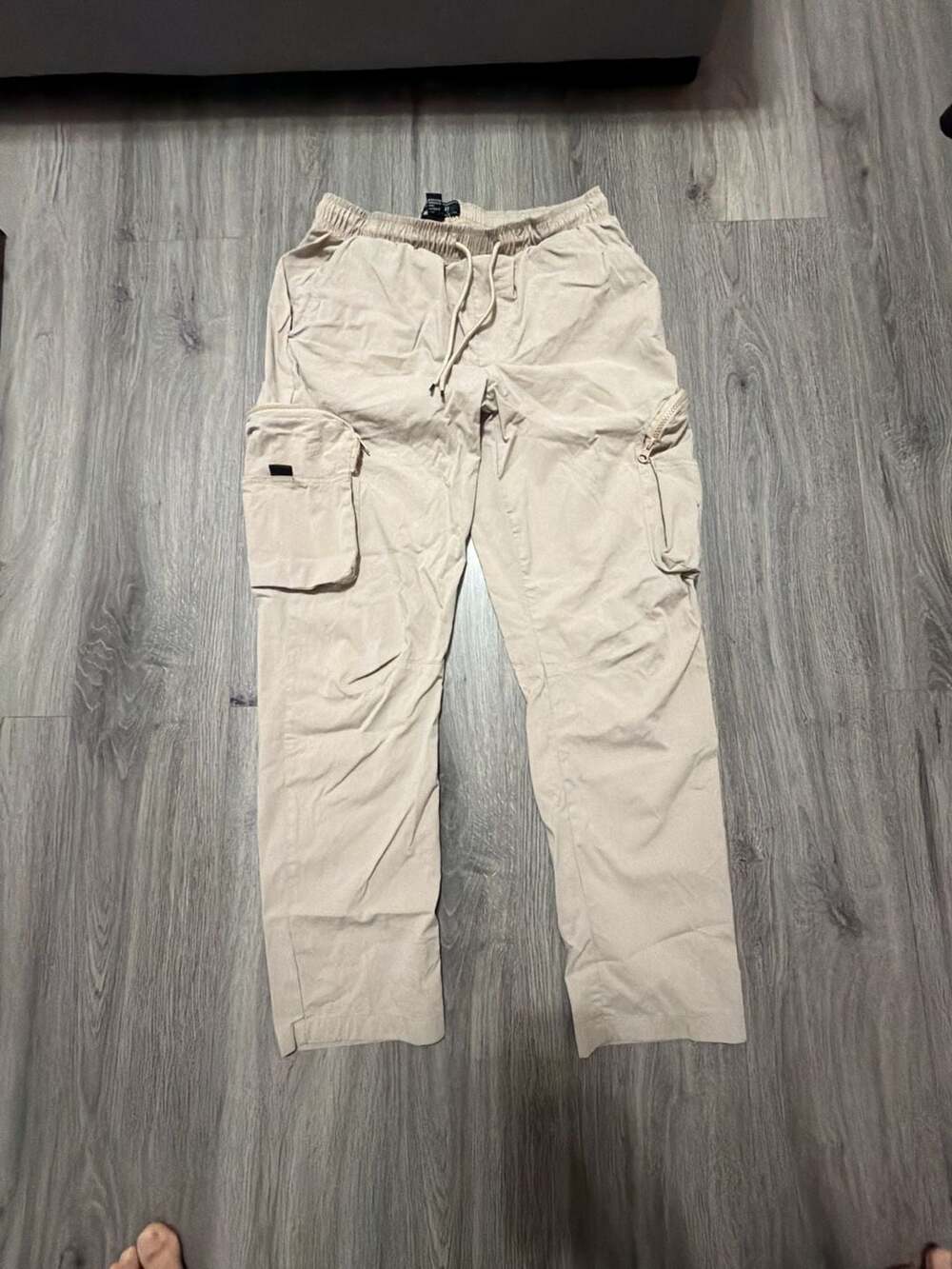 Urban Planet Baggy Zip Cargo Pant Beige